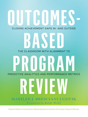 cover image of Outcomes-Based Program Review